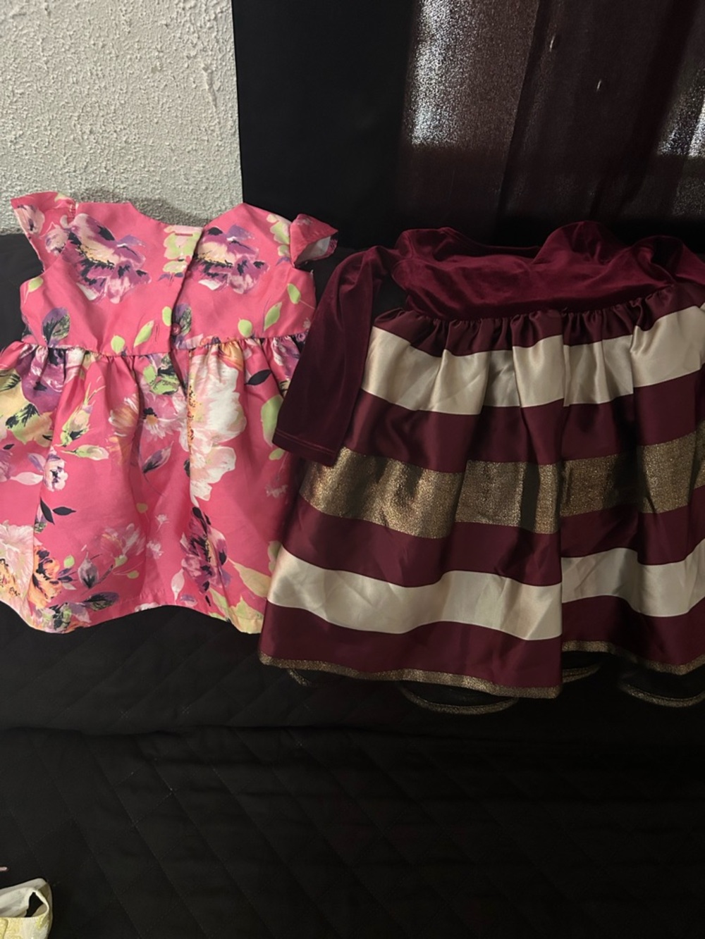 The Children's Place Pink Floral Ruffle Sleeve Top